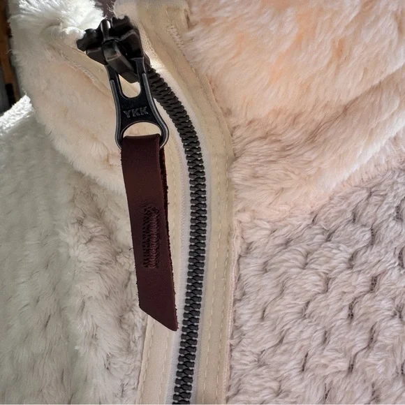 Elegant  White-Cream Teddy Jacket - Picture 7 of 11